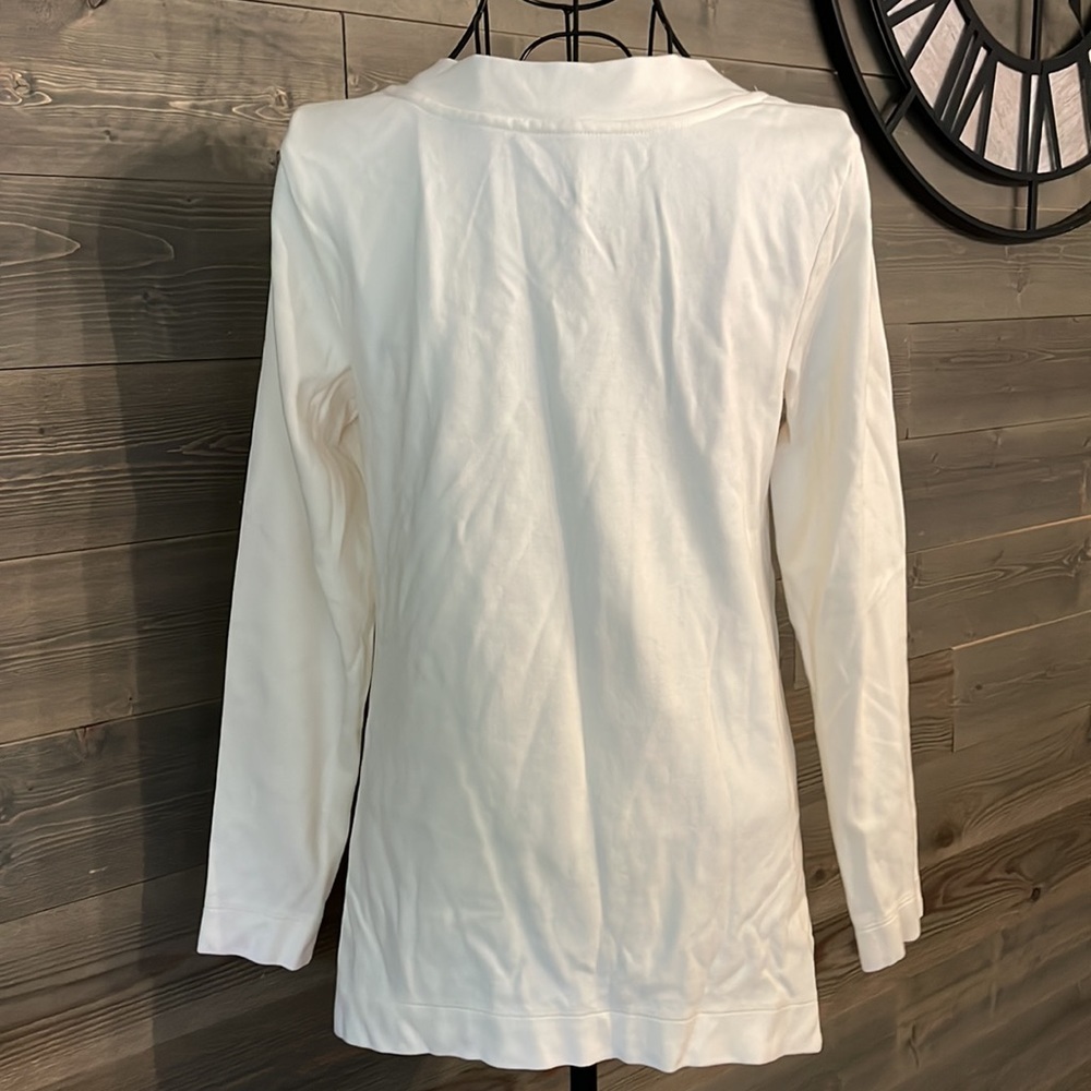 Isaac Mizrahi live V-neck Long sleeve top - Picture 6 of 7